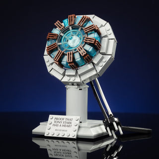 Tony Stark's Arc Reactor Life-Sized Replica Building Kit Bricker Builds   