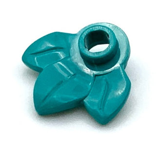 Plant Plate w/ 3 Leaves, Part# 32607 Part LEGO® Dark Turquoise 1 Part 