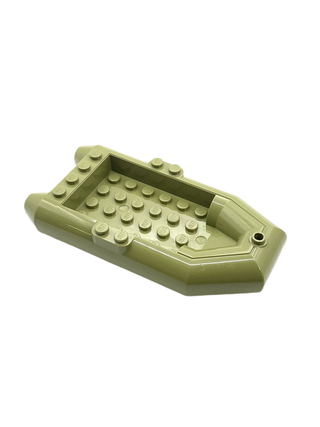 Boat, Rubber Raft 12x6x2 Part# 78611 Part LEGO® Olive Green