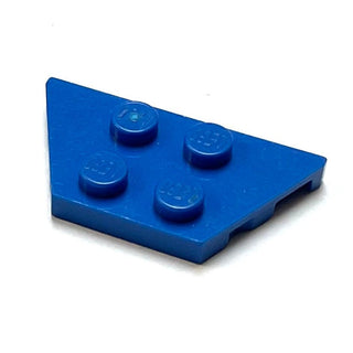 Wedge, Plate 2 x 4, Part# 51739 Part LEGO® Blue  