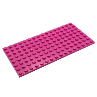 Plate 8x16, Part# 92438 Part LEGO® Magenta 1 Part