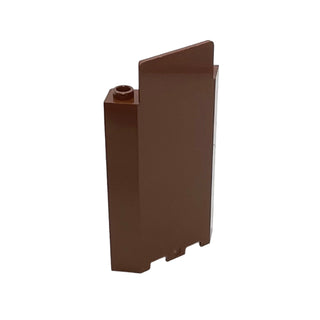 Panel 3x3x6 Corner Wall without Bottom Indentations, Part# 87421 Part LEGO® Reddish Brown Very Good