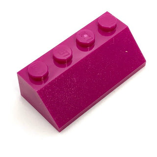 Slope 45 2x4, Part# 3037 Part LEGO® Magenta  