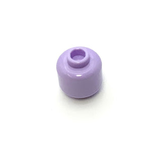 Minifigure, Head (Plain) - Hollow Stud, Part# 3626c Part LEGO® Lavender  