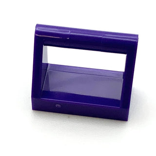 Tile Modified 1x2 with Bar Handle, Part# 2432 Part LEGO® Dark Purple  