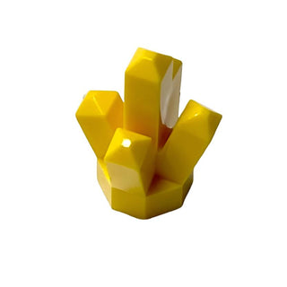 Rock 1x1 Crystal 5 Point Part# 52 Part LEGO® Yellow  