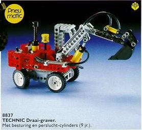 Pneumatic Excavator, 8837-1 Building Kit LEGO®   