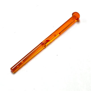 Projectile Launcher, Bar 8L with Round End, Part# 15303 Part LEGO® Trans-Orange  