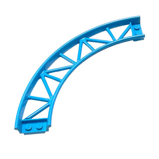 Roller Coaster Curve, 90 Degrees, Part# 25061 Part LEGO® Dark Azure  