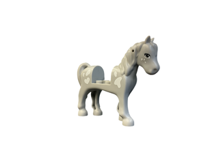 Light Bluish Gray w/ Heart Spot (No Saddle) Horse LEGO® Animals LEGO®