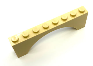 Arch 1x8x2, Part# 3308 Part LEGO® Tan  