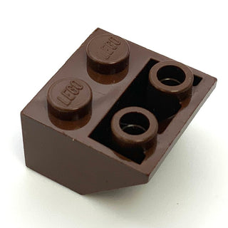 Slope Inverted 45 2x2 with Flat Bottom Pin, Part# 3660 Part LEGO® Brown  