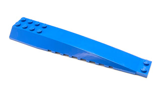 Wedge 16x4 Triple Curved with Reinforcements, Part# 45301 Part LEGO® Blue  