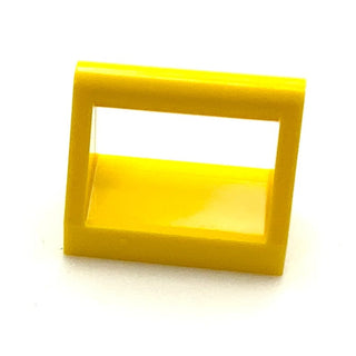 Tile Modified 1x2 with Bar Handle, Part# 2432 Part LEGO® Yellow  