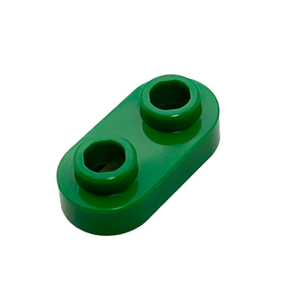 Plate, Round 1x2 with Open Studs, Part# 35480 Part LEGO® Green