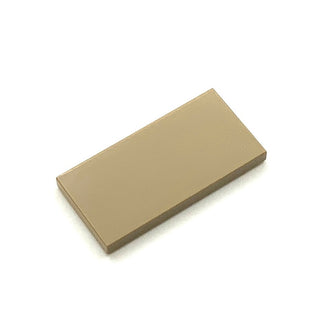 Tile 2x4, Part# 87079 Part LEGO® Dark Tan  