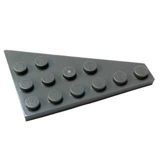 Wedge Plate 6x4 Left, Part# 48208 Part LEGO® Dark Bluish Gray