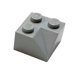 Slope 45 2x2 Double Concave, Part# 3046 Part LEGO® Light Bluish Gray  