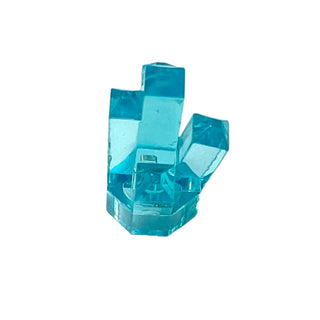 Rock 1x1 Crystal 5 Point Part# 52 Part LEGO® Trans-Light Blue  