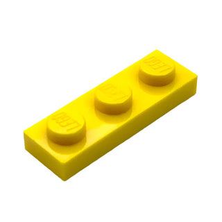 Plate 1x3, Part# 3623 Part LEGO® Yellow  