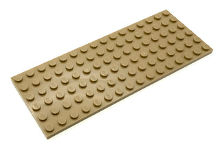 Plate 6x16, Part# 3027 Part LEGO® Dark Tan 1 Part 