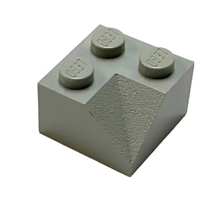 Slope 45 2x2 Double Concave, Part# 3046 Part LEGO® Light Gray  