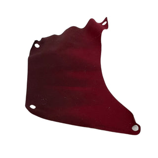 Cloth Sail 18x12 Rectangle with Dark Brown Streaks Pattern (Topsail), Part# 96715 Part LEGO® Dark Red Very Good