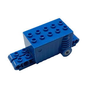 Pullback Motor 9x4x2 2/3, Part# 47715c01  LEGO® Blue  