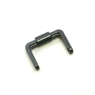 Minifigure Utensil, Bucket 1x1x1 Handle/Scooter Stand, Part# 95344 Part LEGO® Dark Bluish Gray  