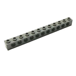 Technic, Brick 1x12 with Holes, Part# 3895 Part LEGO® Light Gray  