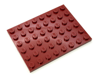 Plate 6x8, Part# 3036 Part LEGO® Dark Red 1 Part 