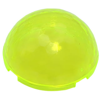 Space Cylinder Hemisphere 4x4 Multifaceted, Part# 30208 Part LEGO® Trans-Neon Green  