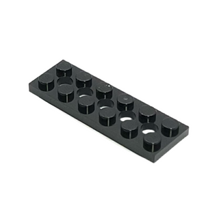 Technic, Plate 2x6 with 5 Holes, Part# 32001 Part LEGO® Black