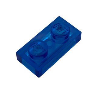 Plate 1x2, Part# 3023 Part LEGO® Trans-Dark Blue  