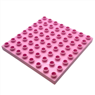 Duplo, Plate 8x8, Part# 51262 Part LEGO® Bright Pink  