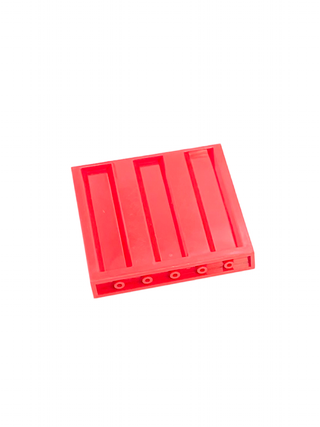 Panel 1x6x5 with Corrugated Profile Part# 23405 Part LEGO® Red