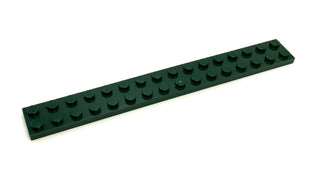 Plate 2x16, Part# 4282 Part LEGO® Dark Green 1 Part 