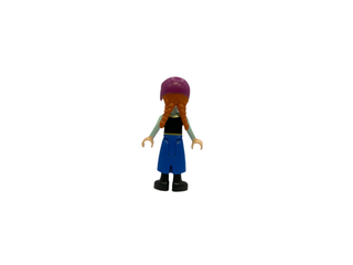 Anna - Blue Skirt, Black Boots and Black Top, Light Aqua Sleeves without Cape, dp141 Minifigure LEGO®   