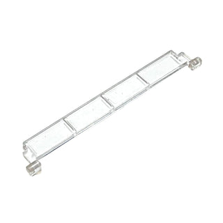 Garage Roller Door Section without Handle, Part# 4218 Part LEGO® Trans-Clear  