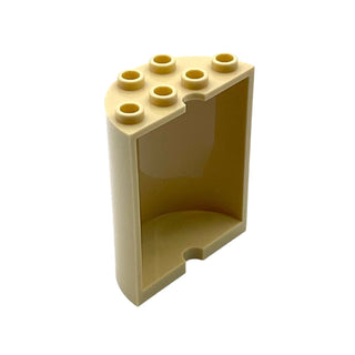 Cylinder Half 2x4x4, Part# 6259 Part LEGO® Tan