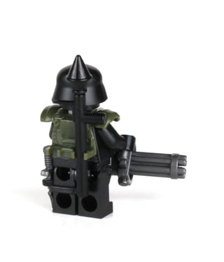 Post Apocalyptic Gunner Minifigure, BB74 Custom minifigure Battle Brick   