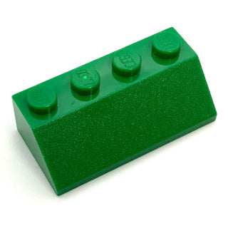 Slope 45 2x4, Part# 3037 Part LEGO® Green  