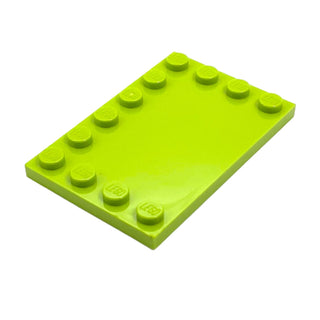 Tile, Modified 4x6 with Studs on Edges, Part# 6180 Part LEGO® Lime