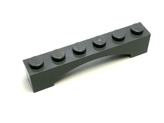 Arch 1x6 Raised Arch, Part# 92950 Part LEGO® Dark Bluish Gray  