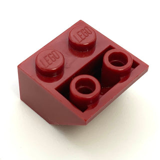 Slope Inverted 45 2x2 with Flat Bottom Pin, Part# 3660 Part LEGO® Dark Red  