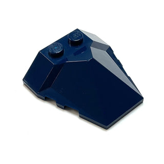 Wedge 4x4x1 1/3 Pyramid Center, Part# 47757 Part LEGO® Dark Blue  