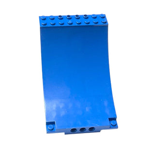 Sports Arena Section/Skateboard Ramp, Part# 43085 Part LEGO® Blue  