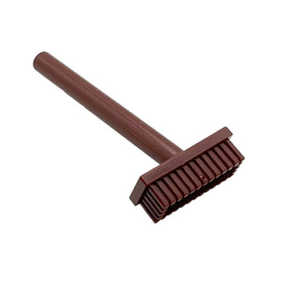 Minifigure, Utensil Push Broom, Part# 3836 Part LEGO® Reddish Brown