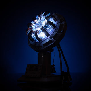 Tony Stark's Arc Reactor Life-Sized Replica Building Kit Bricker Builds   