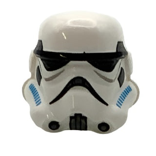 Stormtrooper Helmet (Rebels Cartoon Style), Part# 30408pb09 Part LEGO® White  